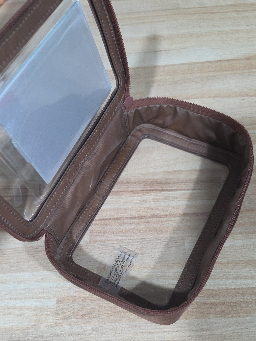Beis Small Maple Cosmetic Travel Pouch - Picture 2 of 3